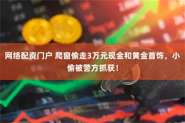 网络配资门户 爬窗偷走3万元现金和黄金首饰，小偷被警方抓获！
